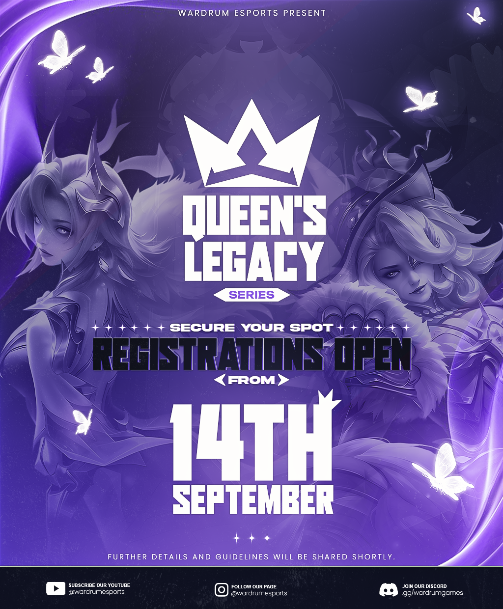 Queens Legacy Registration Poster